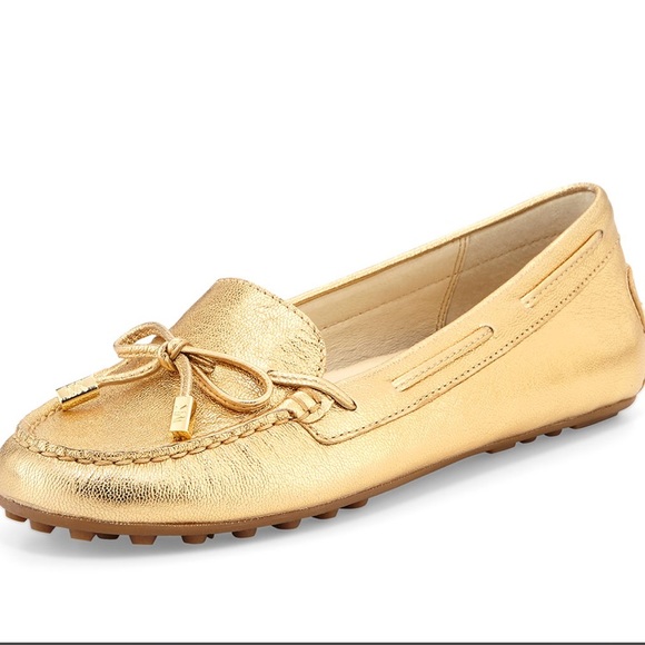 michael kors loafers gold